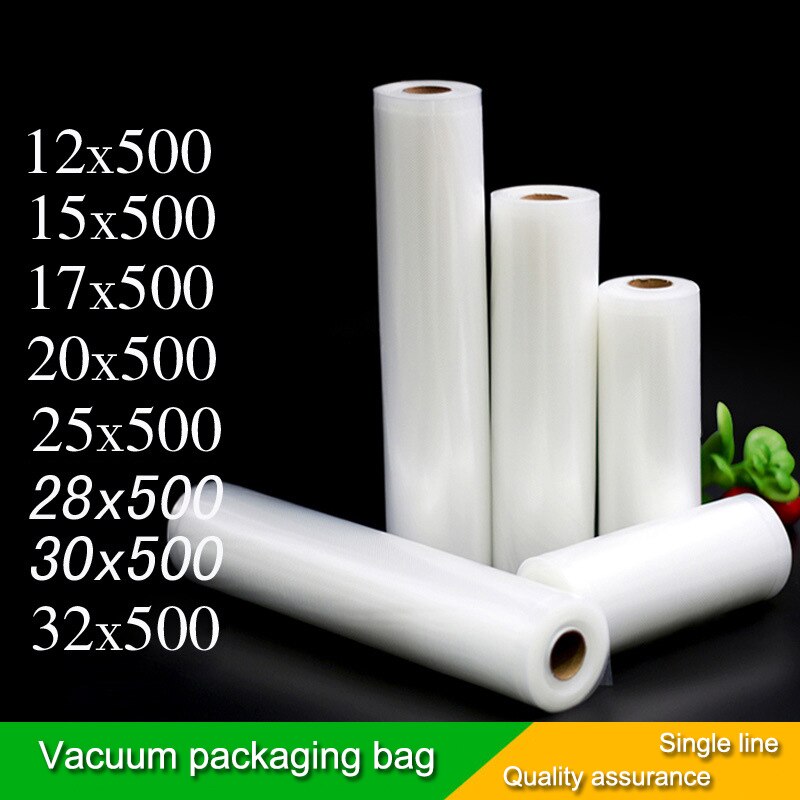 12/15/17/20/22/25/28/30/32cm Vacuum Fresh-keeping Bag Sealer Food Storage Keep Fresh Non-toxic Packing Film Kitchen Food Storage