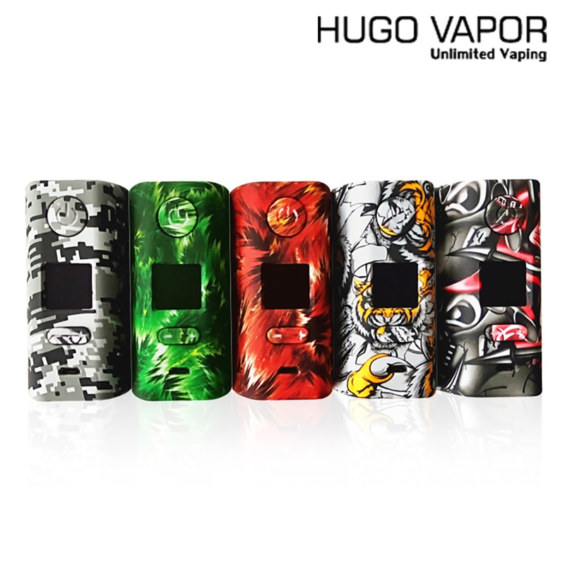 Hugo Vapor Rader Eco 200W Box Mod Powered by Dual 18650 Batteries 0.96"inch Square OLED Screen Diaplays vape mods 100% Original