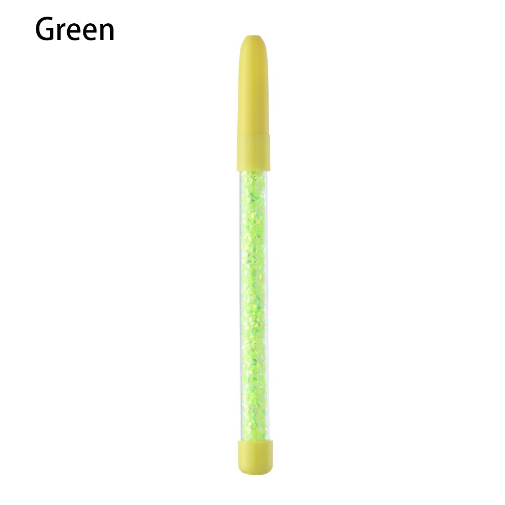 Pluma perforadora de punta de , lápiz labial, plumas de forma, bordado de diamantes, herramienta de pintura, manualidades, bricolaje, decoración de uñas, accesorios,: green 1