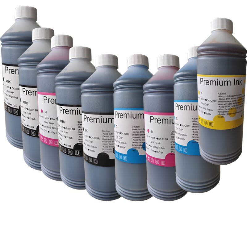 1000ml Premium Water-based Dye Refill Ink for Epson P600 P800 Ink-jet Printer