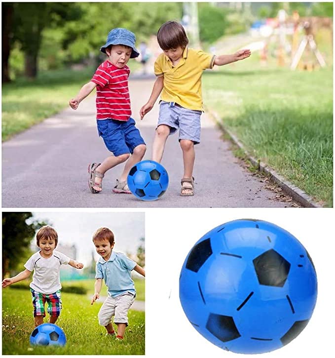22cm neue Kinderspiel zeug FußBall PVC aufblasbare Hand Ball aufblasbare Karikatur aufblasbare FußBall Strand elastischen Ball