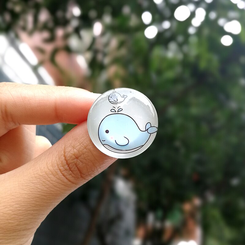 Nengdou S36 Walvis Pictogrammen Cartoon Badges Glas Broche Harajuku Accessoires Voor Kids Oceaan Dier Rugzak Pictogrammen Kawaii Pin Voor Jongen: S36-7