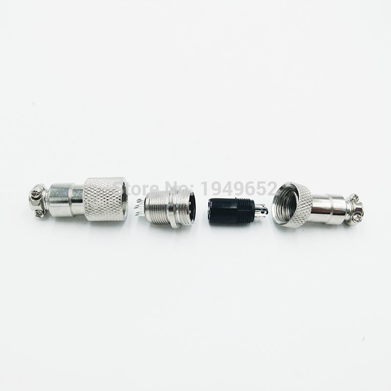 GX12 Aviation connector push pull circular plug 2pin3pin4pin5pin6pin 5A 125v Male-Female M12 butt connectors