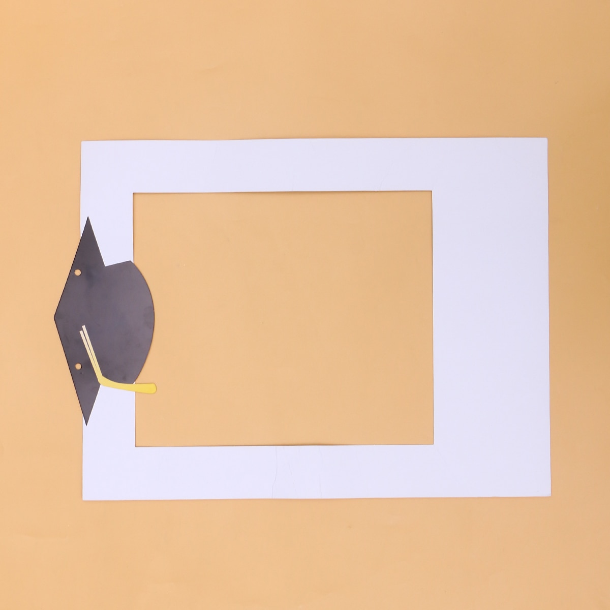 Hand-Held Bachelor Cap Photo Frame Photo Props Graduation Ceremony Graduation Party Decoration Photo Booth Frame