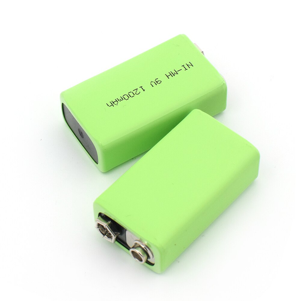 1/2/4 Pieces 9 V 1200 MAh Rechargeable Ni-MH Battery For Interphone Smoke Alarm Car Toys 9V Nimh Batteries Replace