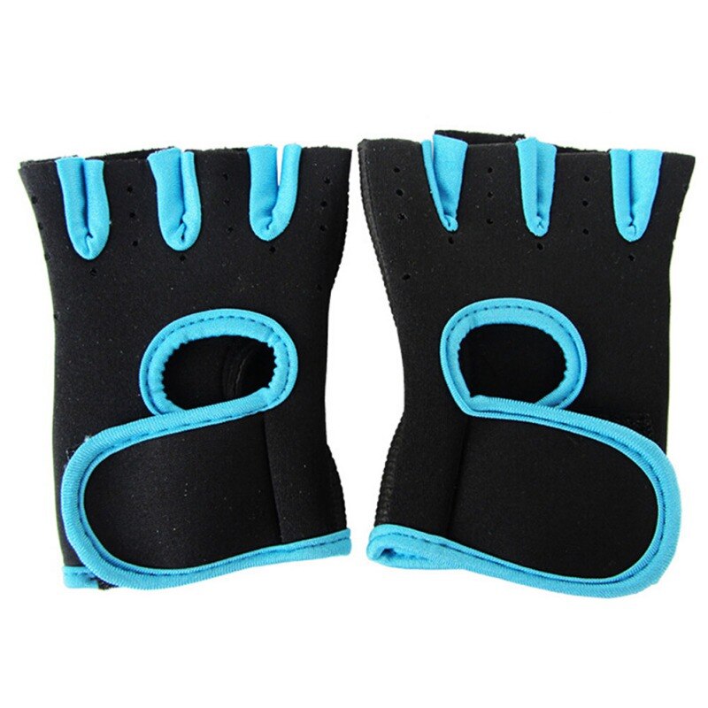 Women Men Weight Lifting Exercise Half Finger Work Out Gloves