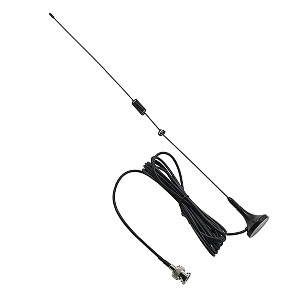 144 mhz /430 mhz dual-band bnc han vhf/uhf magnetantenne til yaesu kenwood