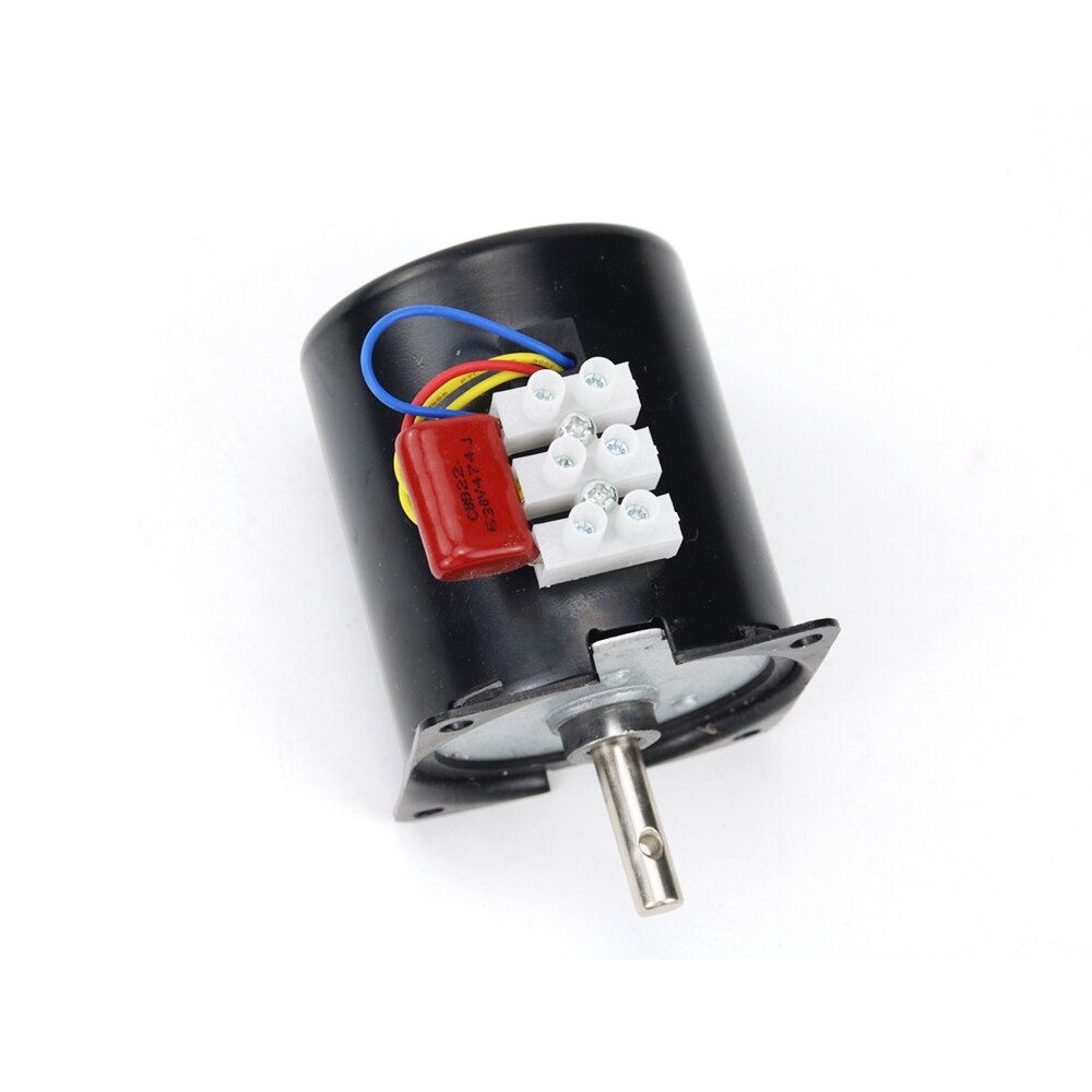 High Torque 100KG 28W AC 220V Permanent Magnet Synchronous Motor 68KTYZ CW/CCW Metal Geared Slow Speed Motor 2.5 To 110RPM