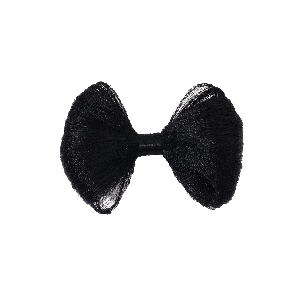 Synthetische Haarschleife Dutts Haarspange Dutt Frisur Schleife Haarschmuck für Frauen Braun Schwarz Chignon Haarnadeln Perücke Haarknoten: Grau