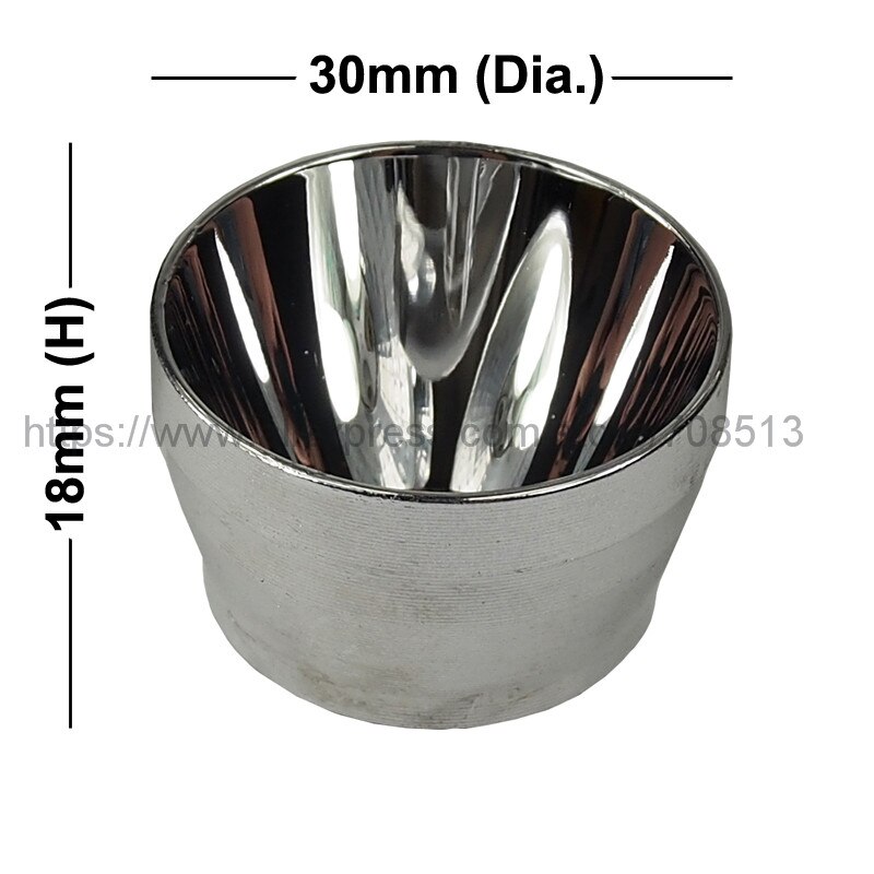 30mm(D) x 18mm(H) SMO / OP Aluminum Reflector