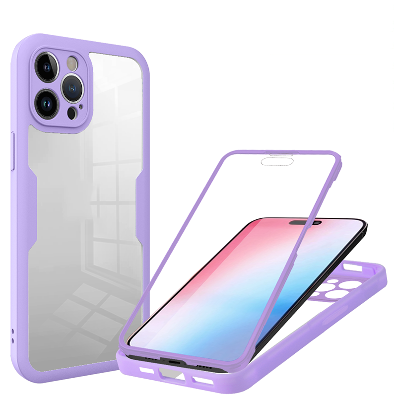 360 ° Coque de Protection antichoc pour Xiaomi 11 Pro 11 Lite Mi 11T Pro 11X 11I, Coque arrière transparente en Silicone souple Double face: Bleu / XIAOMI MI 11