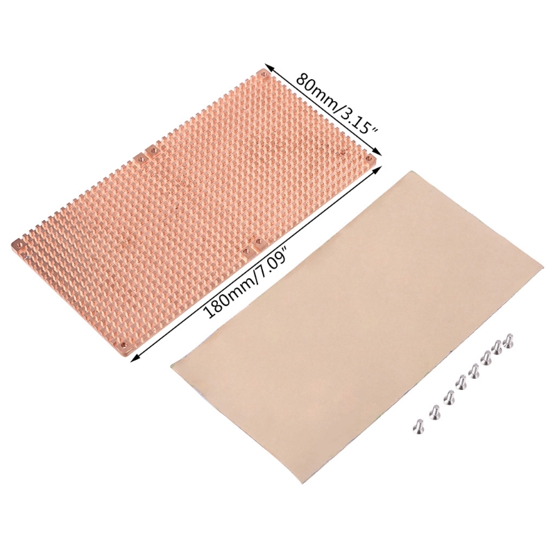 Grafikkarte Zurück Kühlkörper GPU Kühler Kupfer Kühlung Grafikkarten GPU Block Backplate für 3080 3090
