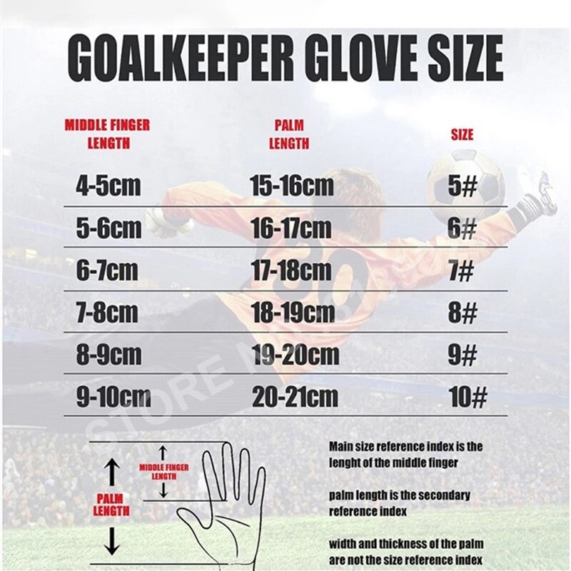 Outdoors Futbol Sports Entry-level Children/Adult Goalkeeper Gloves Goalkeeper Football Non-slip Gloves Soccer -40