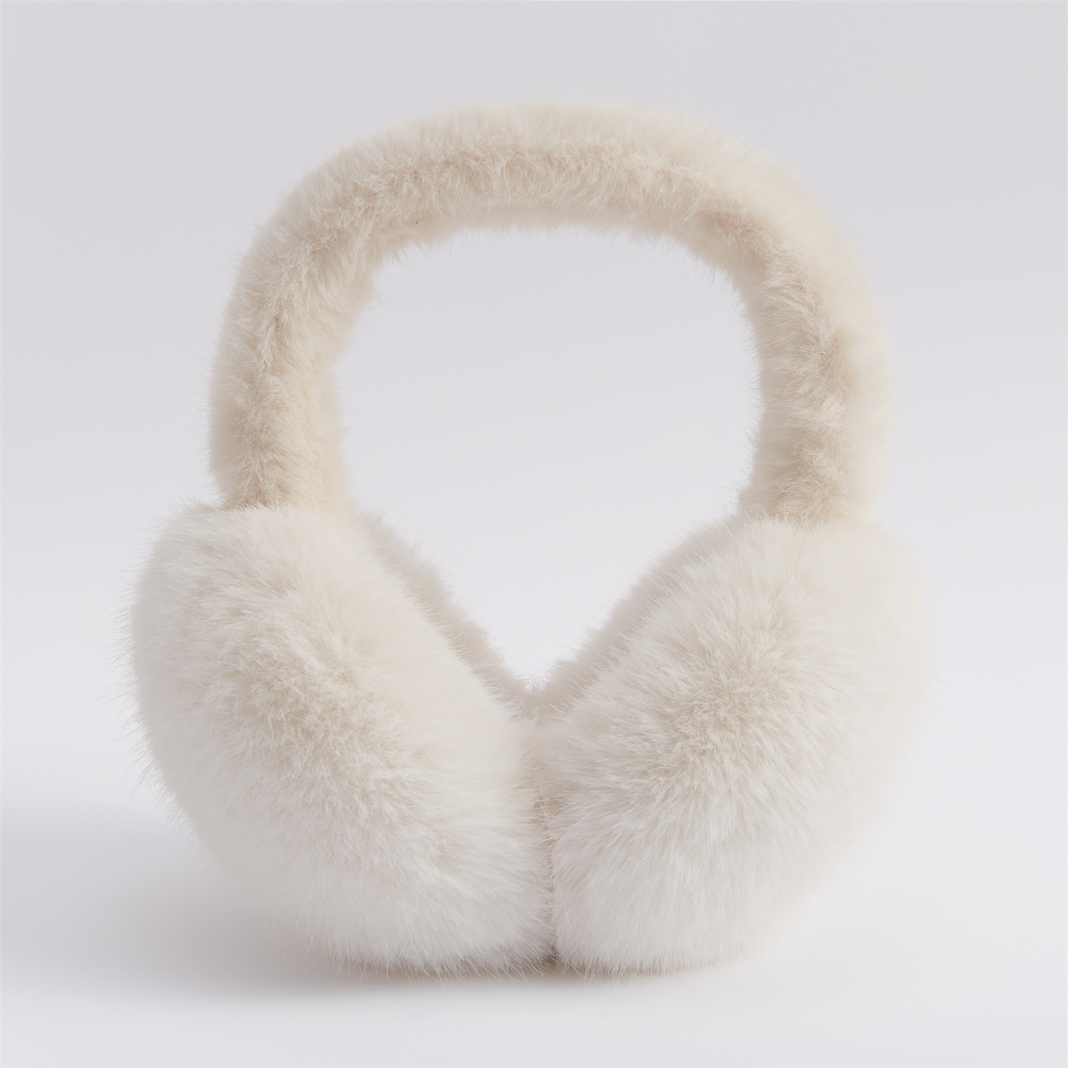 Anjj Ohrenschützer Faux Kaninchen ist hingefallen Hängen Ohr Abdeckung Warme Winter Ohrenschützer Pelz Ohrenschützer unisex Erwachsene Ohr Wärmer Falten: Lavendel