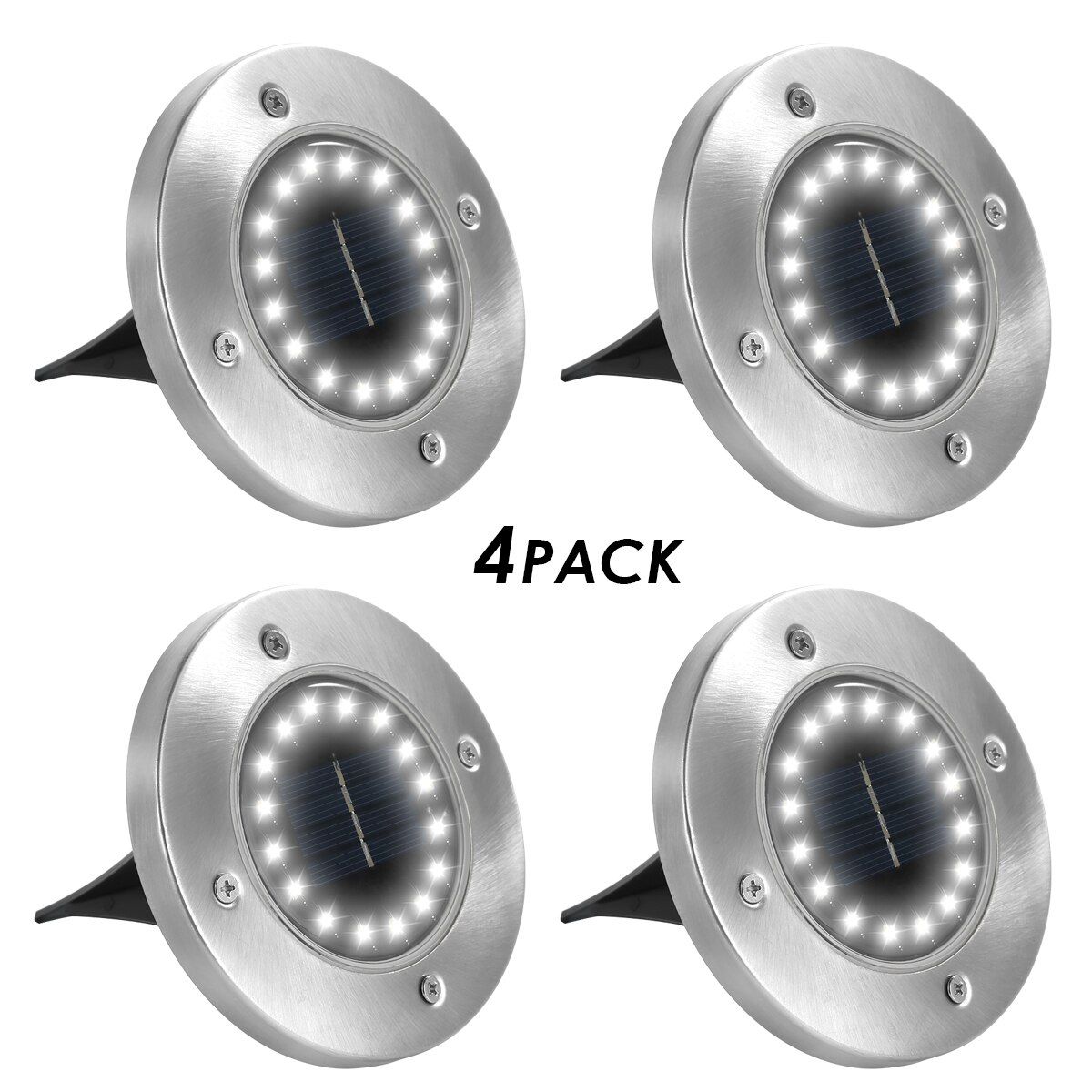 Solar Power Boden Licht 16LED Solar Disk Lampe Wasserdichte Terrasse Garten Landschaft Licht für Gehweg Hof Rasen