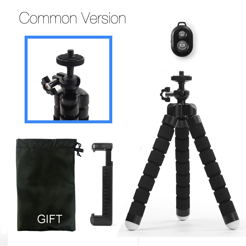 DUSZAKE Flexible Gorillapod Mini Tripod for Phone Gorillapod Camera Phone Tripod Mini for iPhone Xiaomi Phone Camera Accessories: Set 4