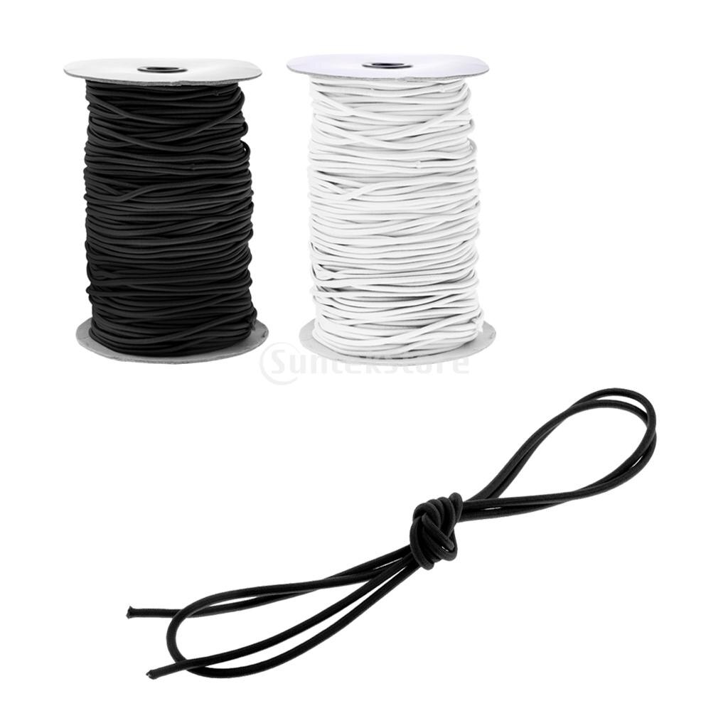 2mm Premium Marine Grade Elastic Bungee Rope Shock Cord Luggage Tie Down, Trailers, Boats, Roof Racks