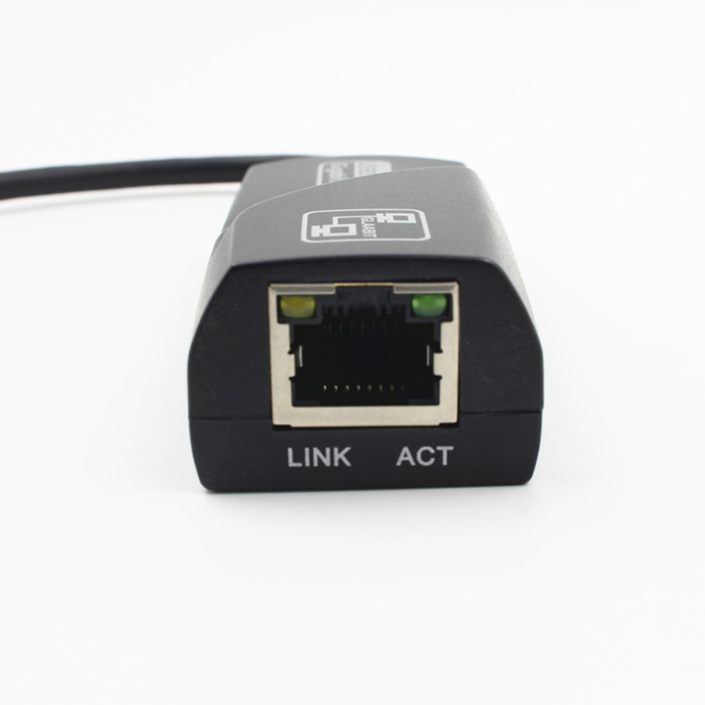 Stecker Und Spielen USB 3,0 Zu RJ45 Schwarz Übertragung Gigabit Computer Laptop Zubehör Hohe Geschwindigkeit Schnell Einfach Installieren Netzwerk Adapter