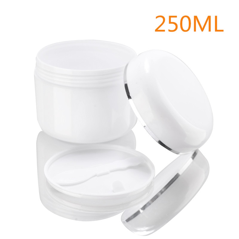 15/20pcs 200ml~500ml Refillable Bottles Empty Face Cream Lotion Jar bottles box Cosmetic Container Plastic Empty Makeup Jar Box