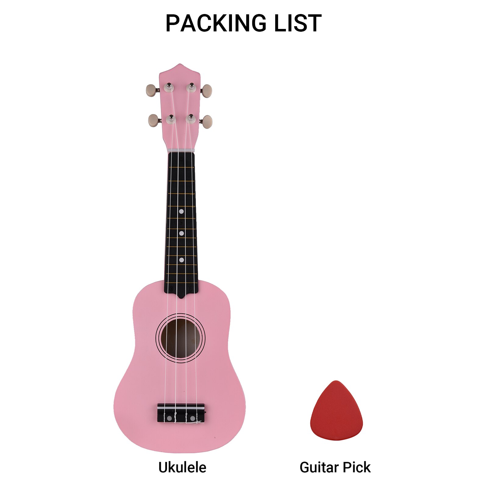 Ukelele Soprano acústico de 21 pulgadas, Kit de Ukelele de tilo de 21 pulgadas y Bolsa, correa de cuerdas, sintonizador, instrumento Musical: 21 inch Ukulele 12