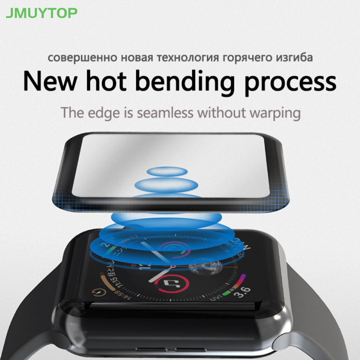 3D Curved Soft Full Cover Screen Protector For Amazfit Bip Not Glass Ultra Thin HD Clear Smart Watch Accessories