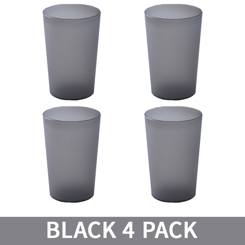 Carafe à jus de citron de grande capacité 2000/2500ML, bouilloire d&#39;été, carafe à eau, réfrigérateur de cuisine, récipient d&#39;eau, ensemble de verres: Black cup 4pcs