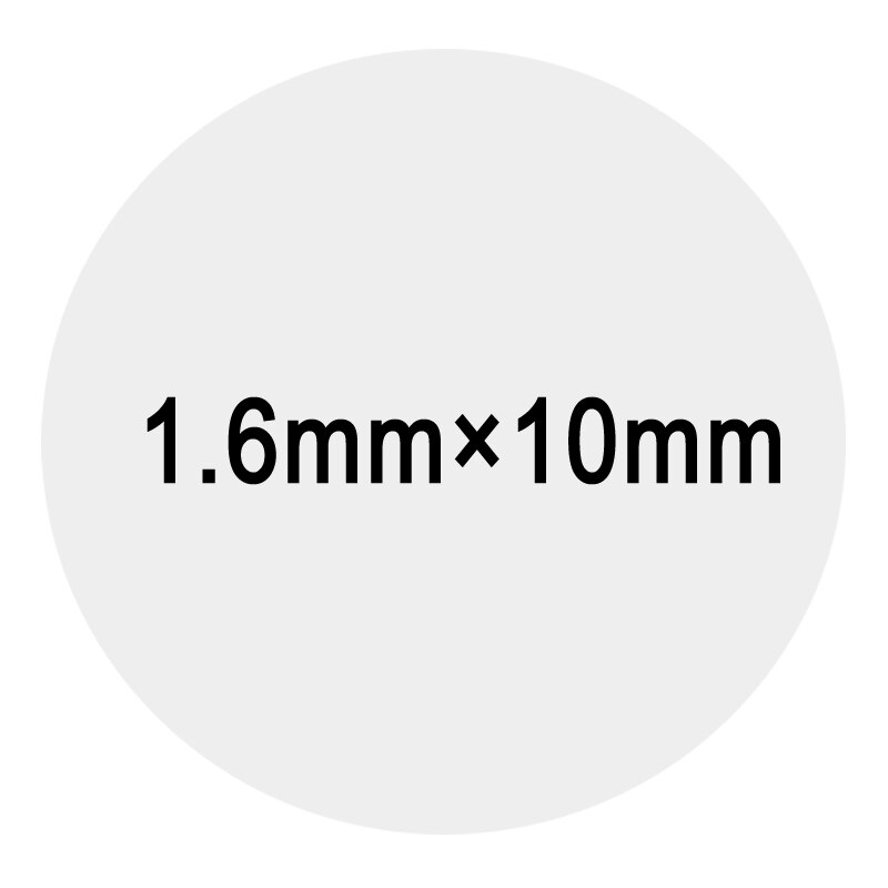 Jeely 50pcs/bag 0.8mm-2.4mm double brass copper crimp tube for spearfishing long line fishing nylon line: 50pcs 1.6mmx10mm