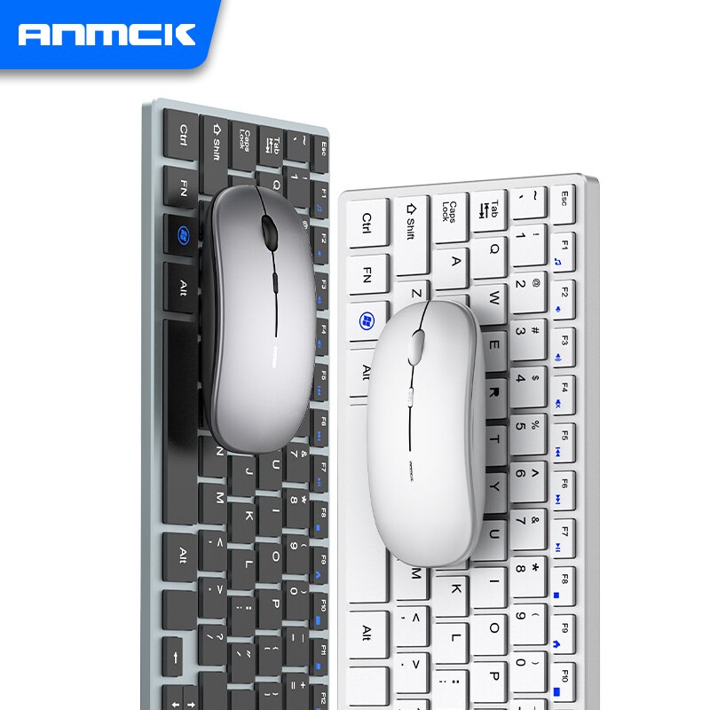 Anmck 2.4 G Wireless Keyboard Mouse Combo For Home Office teclado USB Keyboards Standard Version For PC Laptop Mac Desktop