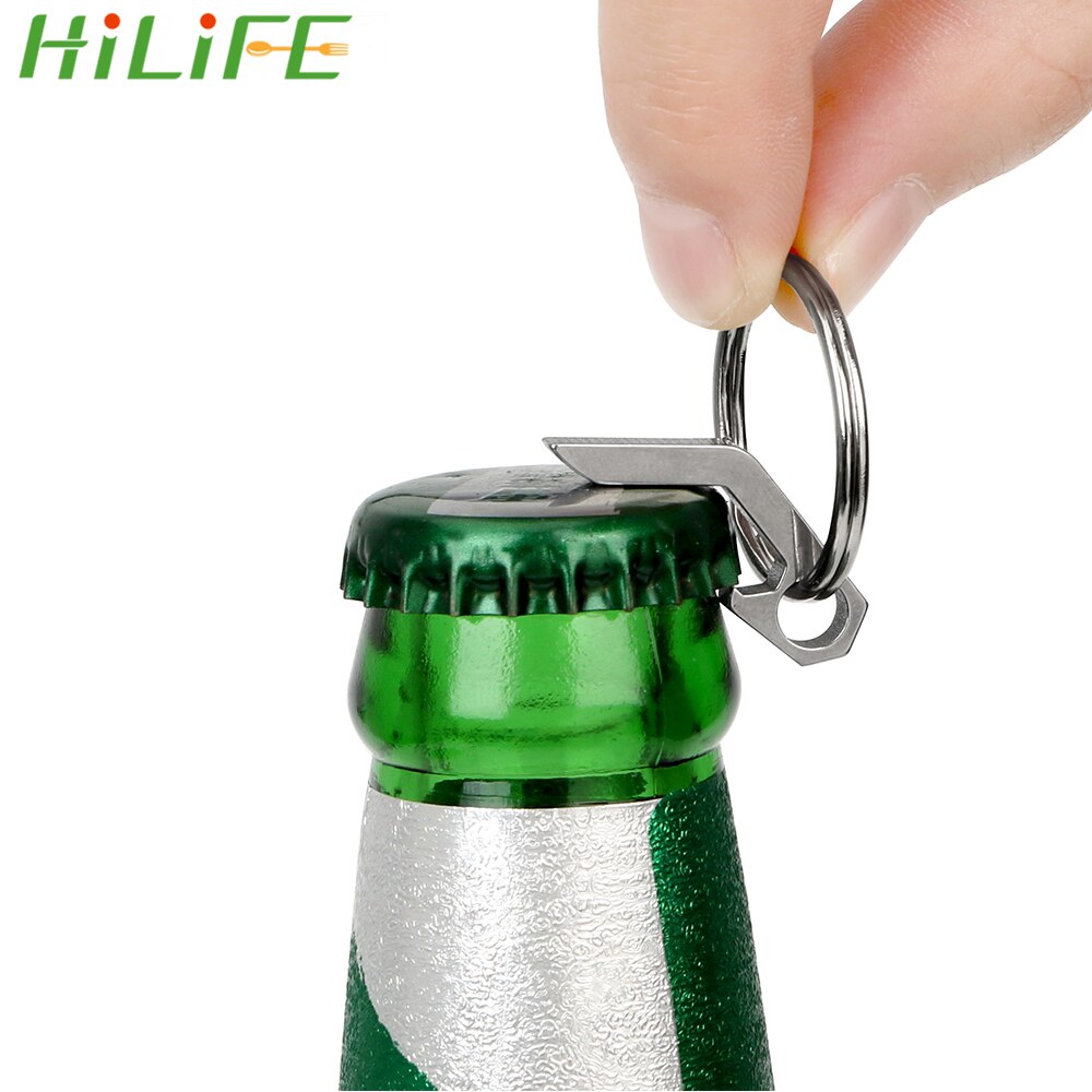 Hilife Flesopener Sleutelhanger Rvs Beer Flesopeners Gadgets Bar Gereedschap Keuken Accessoires