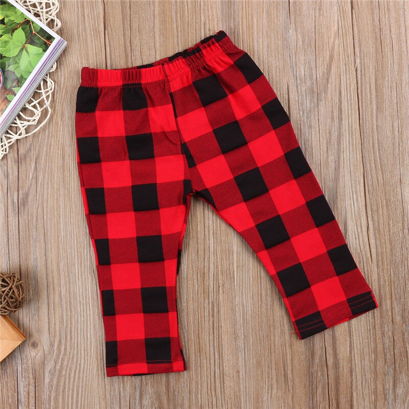 Weihnachten Rot Plaid Hosen Neugeborenen Kinder Baby Mädchen Jungen Hosen Bottoms Nette Baby Kleidung Schottland Hosen 6M 12M 18M 24M 3T