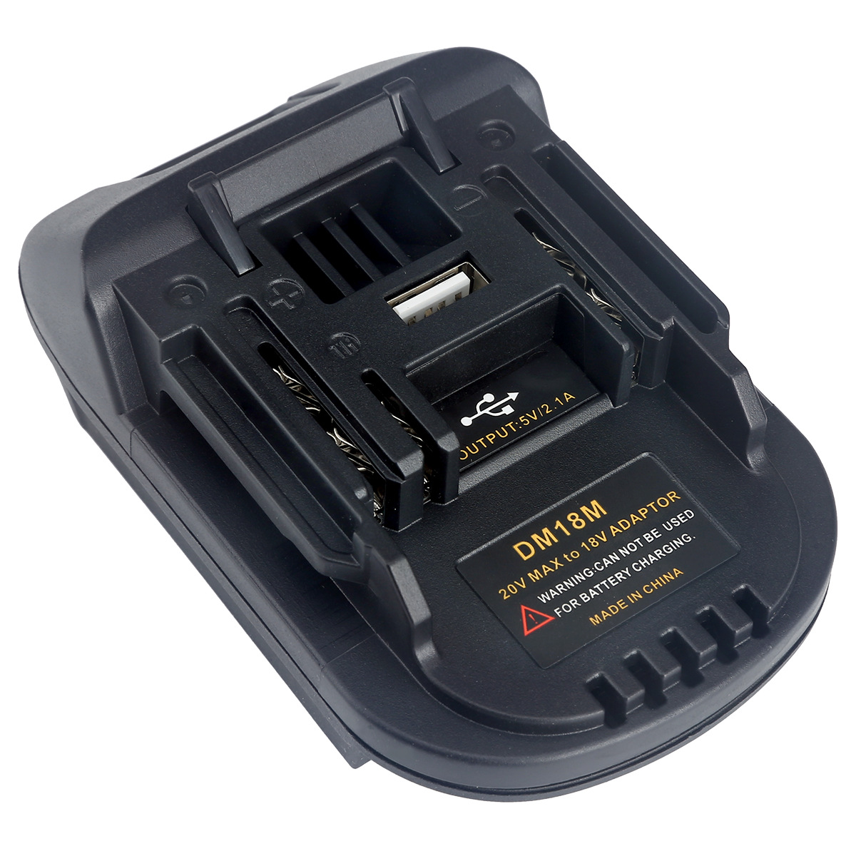 DM18M Batterij Converter Adapter USB Oplader Voor Milwakee 18V M18 Voor Dewalt 20V Voor Makita 18V bl1830 li-ion Batterij