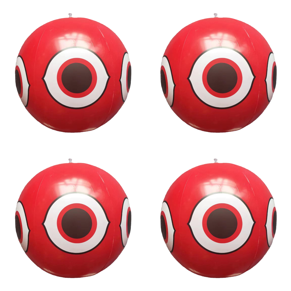 Ballons gonflables anti-oiseaux en PVC pour jardin extérieur, antiparasitaire, 40cm, 1-5 pièces