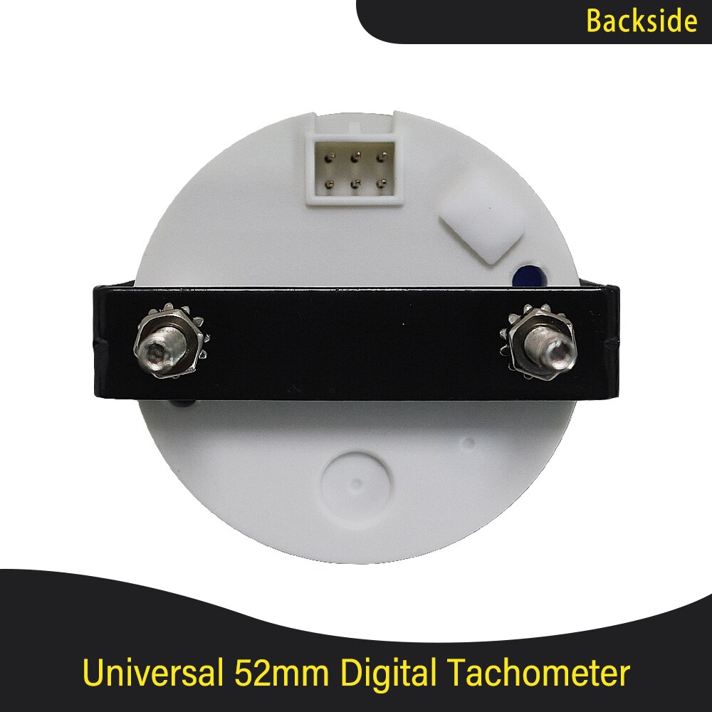 2 ''(52 Mm) boot Led Digitale Toerenteller Motor Urenteller 0-9990 Rpm Marine Buitenboordmotor Truck Auto Rv Waterdichte Rpm Meter
