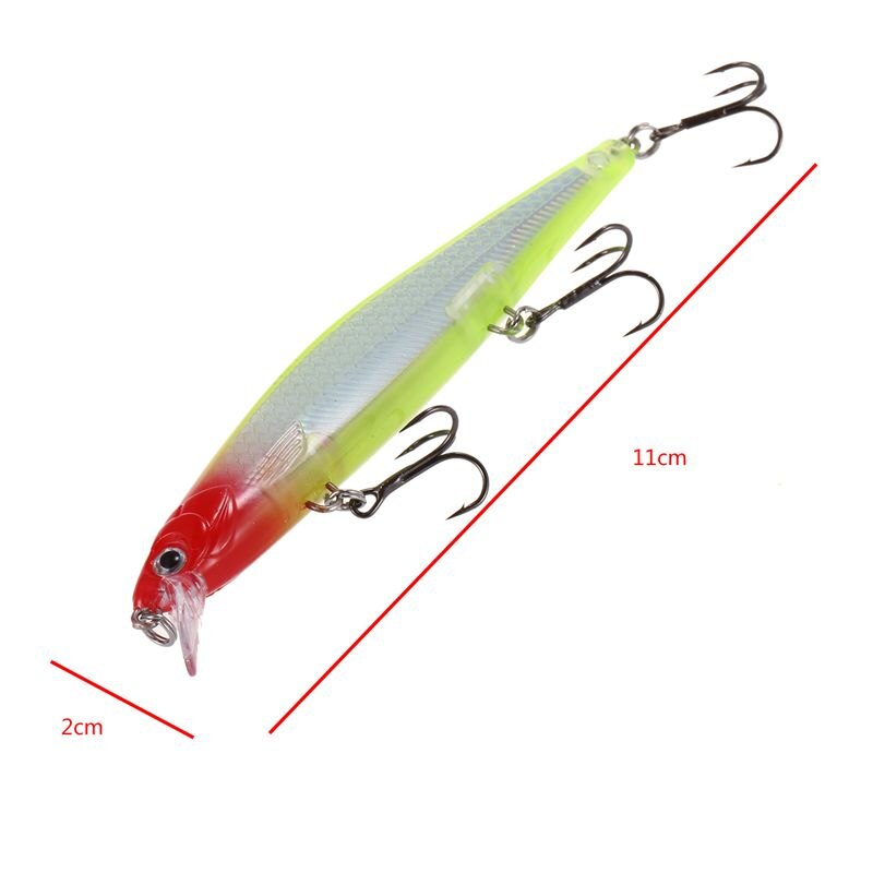 1PCS Minnow Fishing Lure 11CM 13G Pesca Hooks fish Wobbler Tackle Crankbait Artificial Hard Bait Swimbait B Style