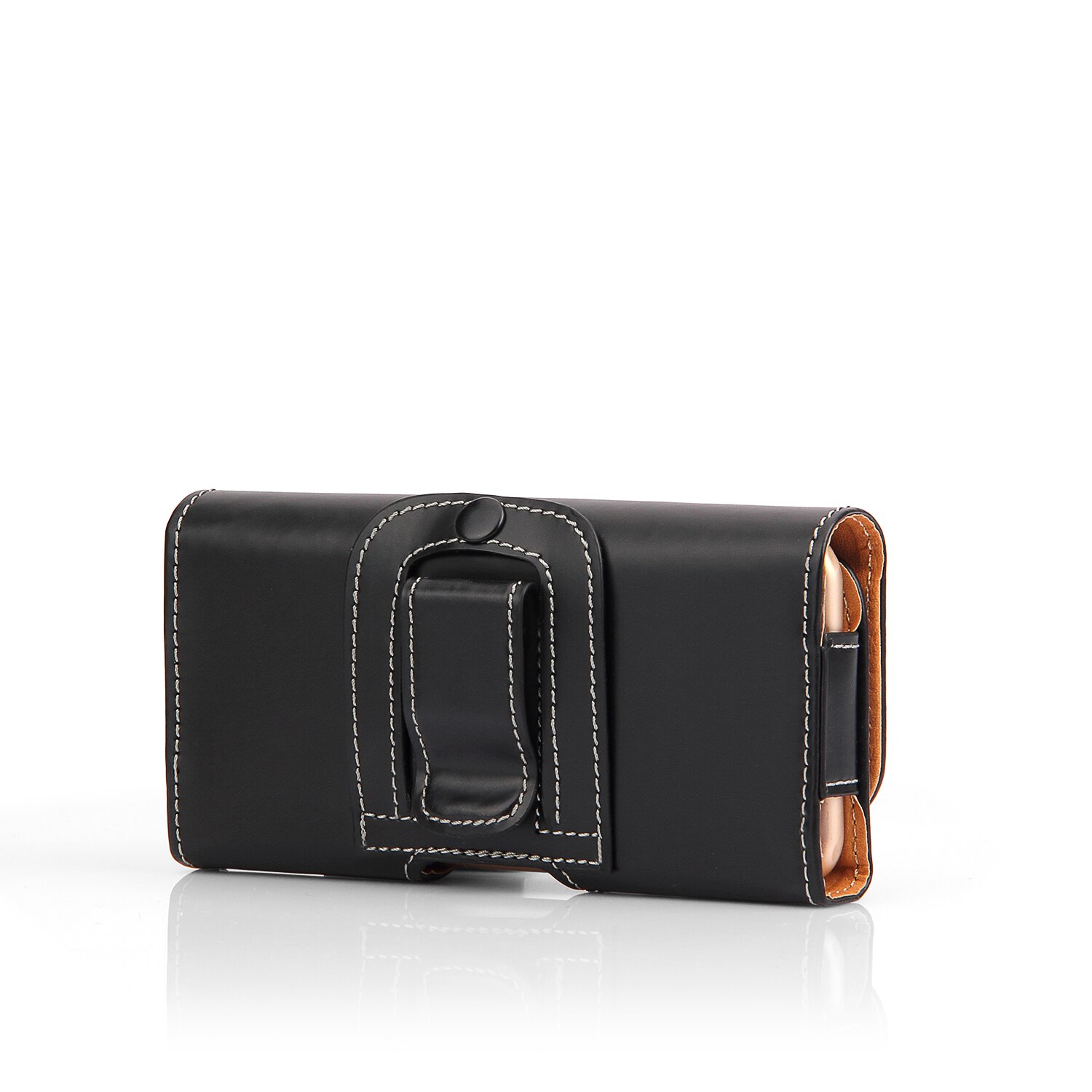 Funda Universal de cuero con Clip de cinturón para Lenovo P90 Pro K80 S60 A616 Vibe P1m S1 disparo X2 Z2 Pro