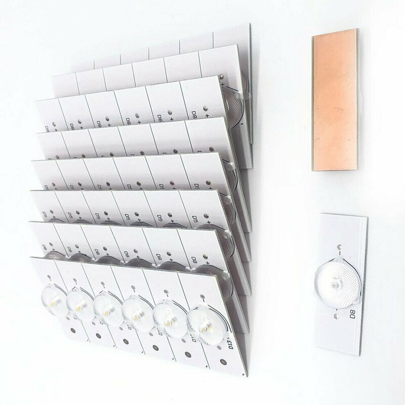 50PCS 3V SMD Lamp Beads with Optical Lens Fliter for LED TV Repair Led Light Strip Part Accessories