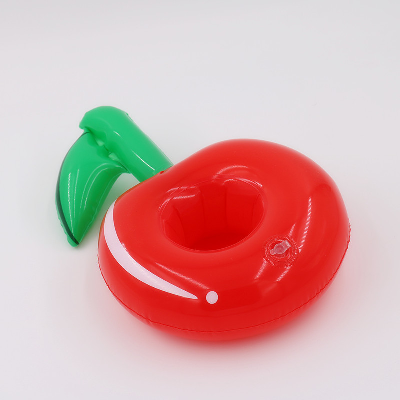 Sous-verre gonflable en forme de flamant Rose doré, support de tasse d&#39;eau flottant, porte-gobelet de boisson, jouet rempli d&#39;air, équipement de natation: K-3