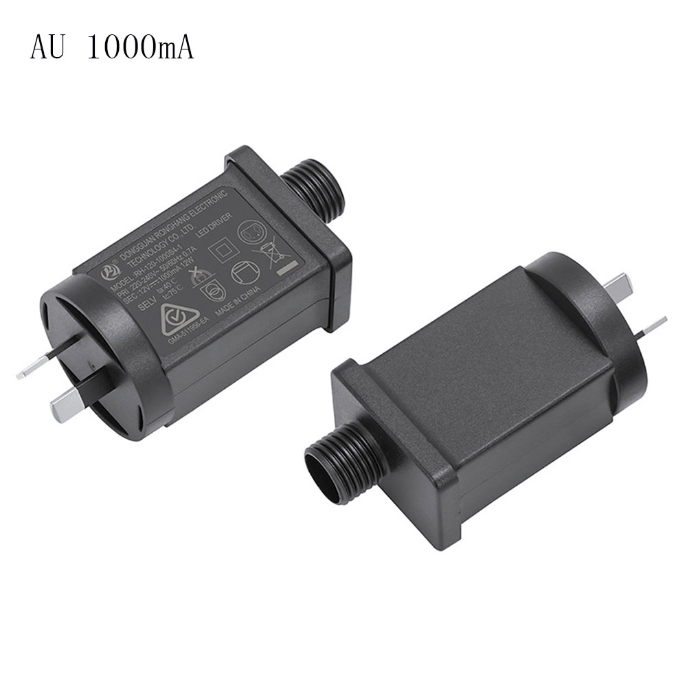 12V Power Supply Converter IP44 Waterproof Transformer 1000mA/1250mA/1500mA US/EU/AU/UK Plug Replace Yard Inflatable LED Adapter