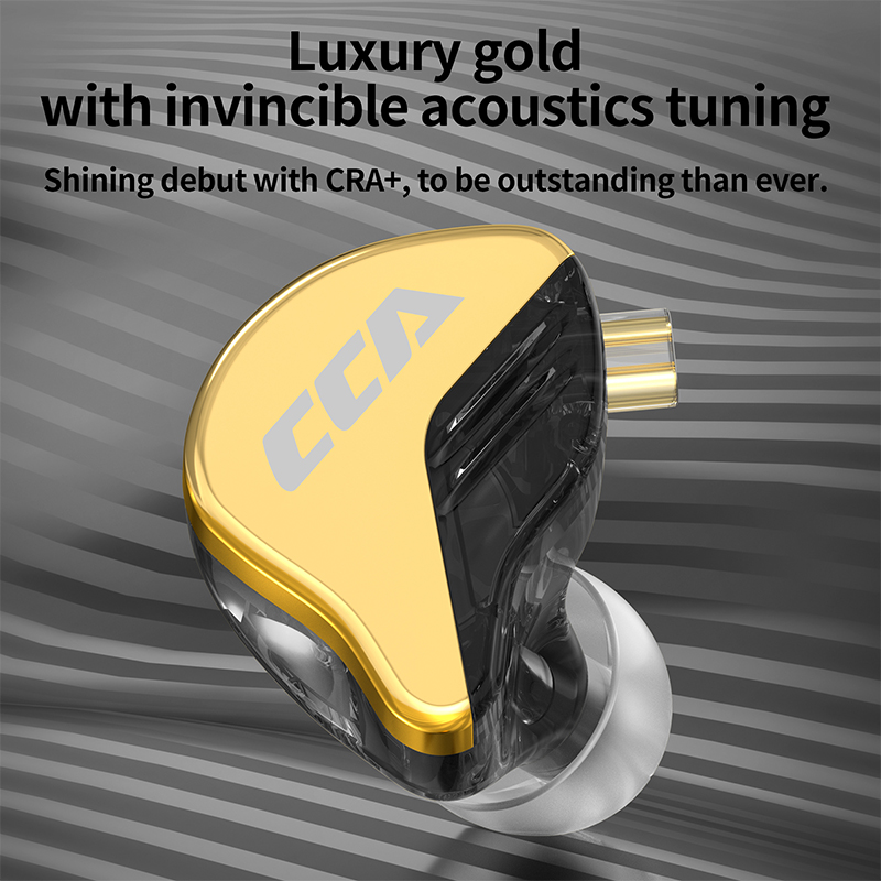 CCA CRA+ In-Ear Wired Earbuds HiFi Headset Monitor Headphones Noice Cancelling Sport Game Earphones KZ ZEX EDX Pro NRA EDX