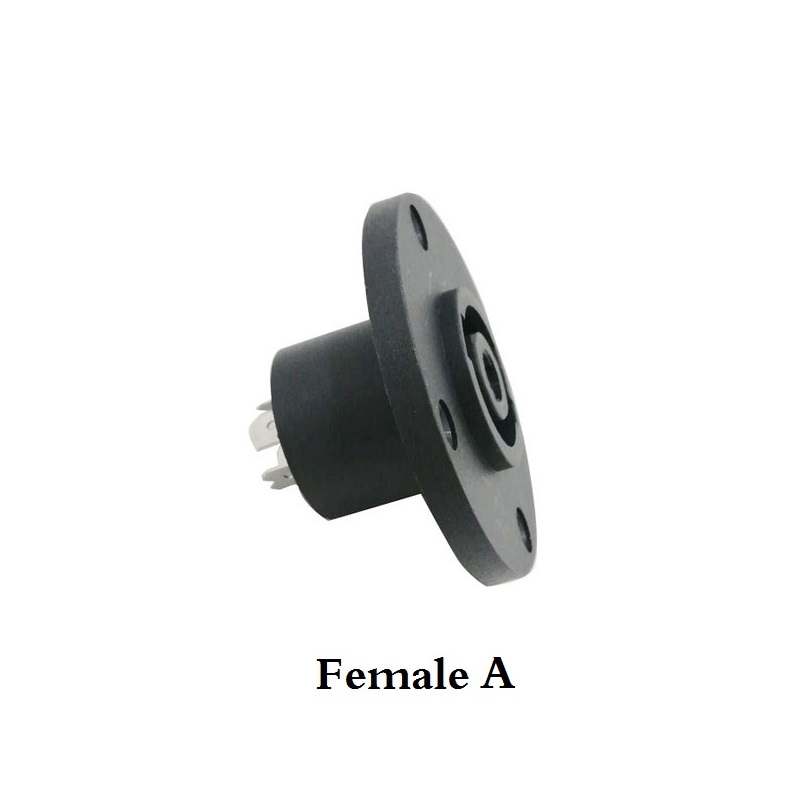 6.5 Two-Channel Audio Cable Connector Plug Socket With A Switch Stereo