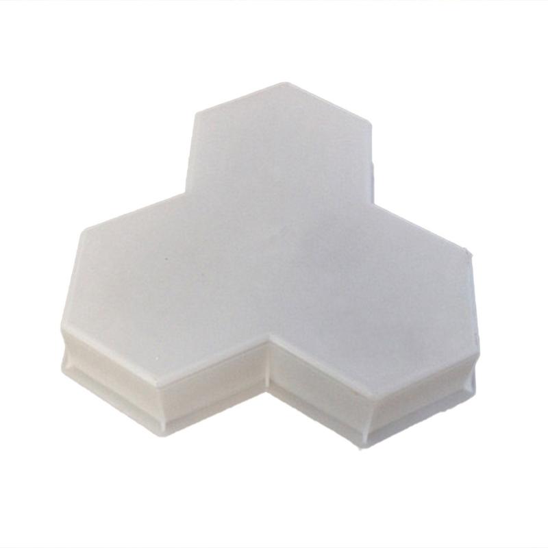 Plastic Molds Road Board Brick Square Brick Pavement Brick Plastic Mold Planar Maple Leaf Paving Molds Garden Supplies