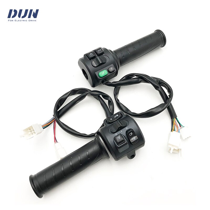 Hall Type Twist Throttle Set with Three Speed Gear Reverse Turn Signal Function For E-Scooter VOTOL Controller