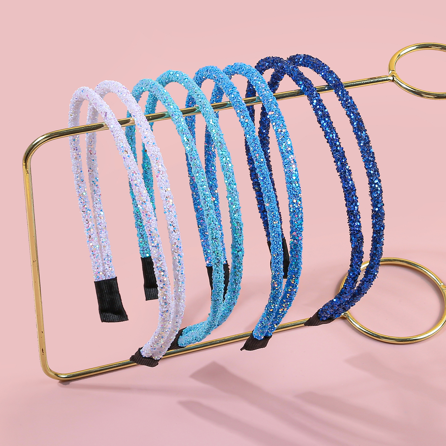 4 STKS Leuke Meisjes Hoofdbanden Sparkly Haarbanden Meisjes Crystal Glitter Dubbele Hoofdbanden Kids Kinderen Party Decoratie Hoofddeksels