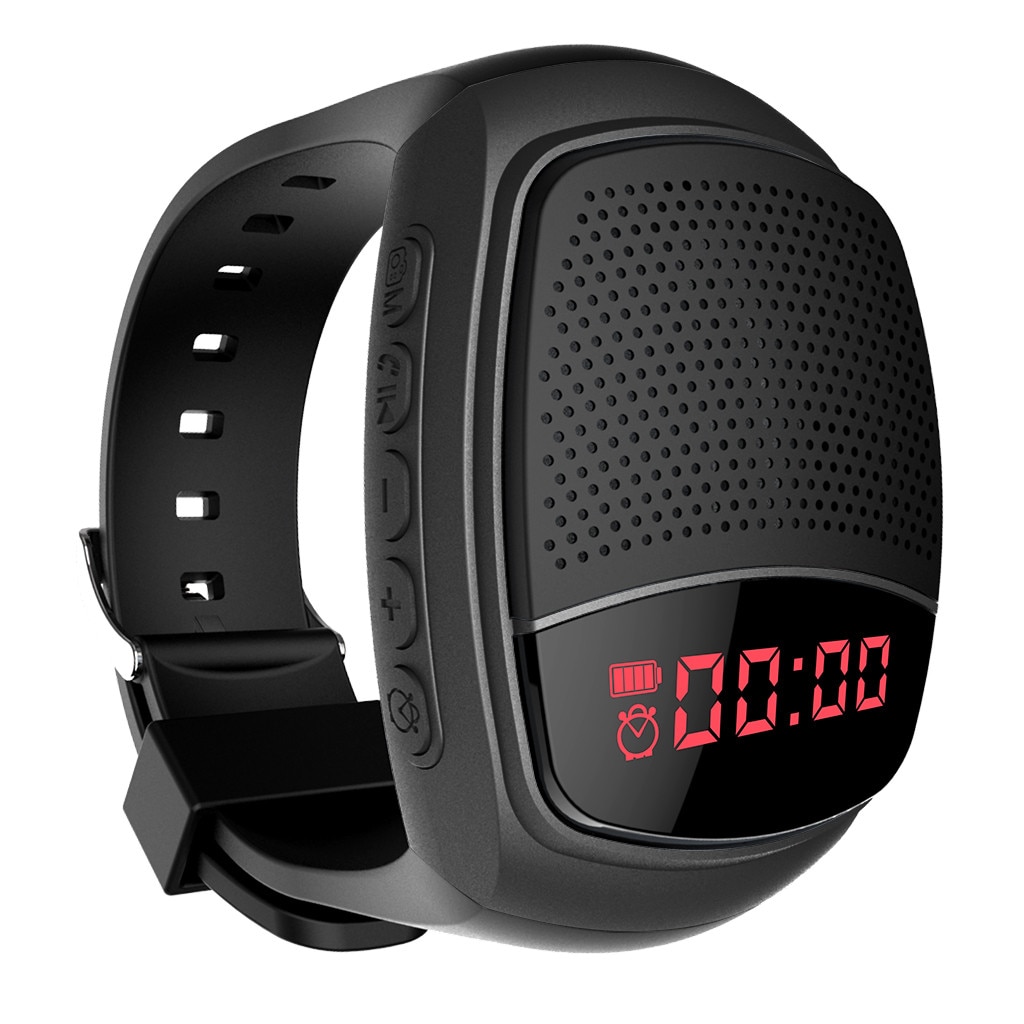 25 # Smart Armband Band Met Draadloze Blueteeth Luidspreker Sport Horloge AUX Draagbare Mini Pols Stereo Speaker Voor IOS Android