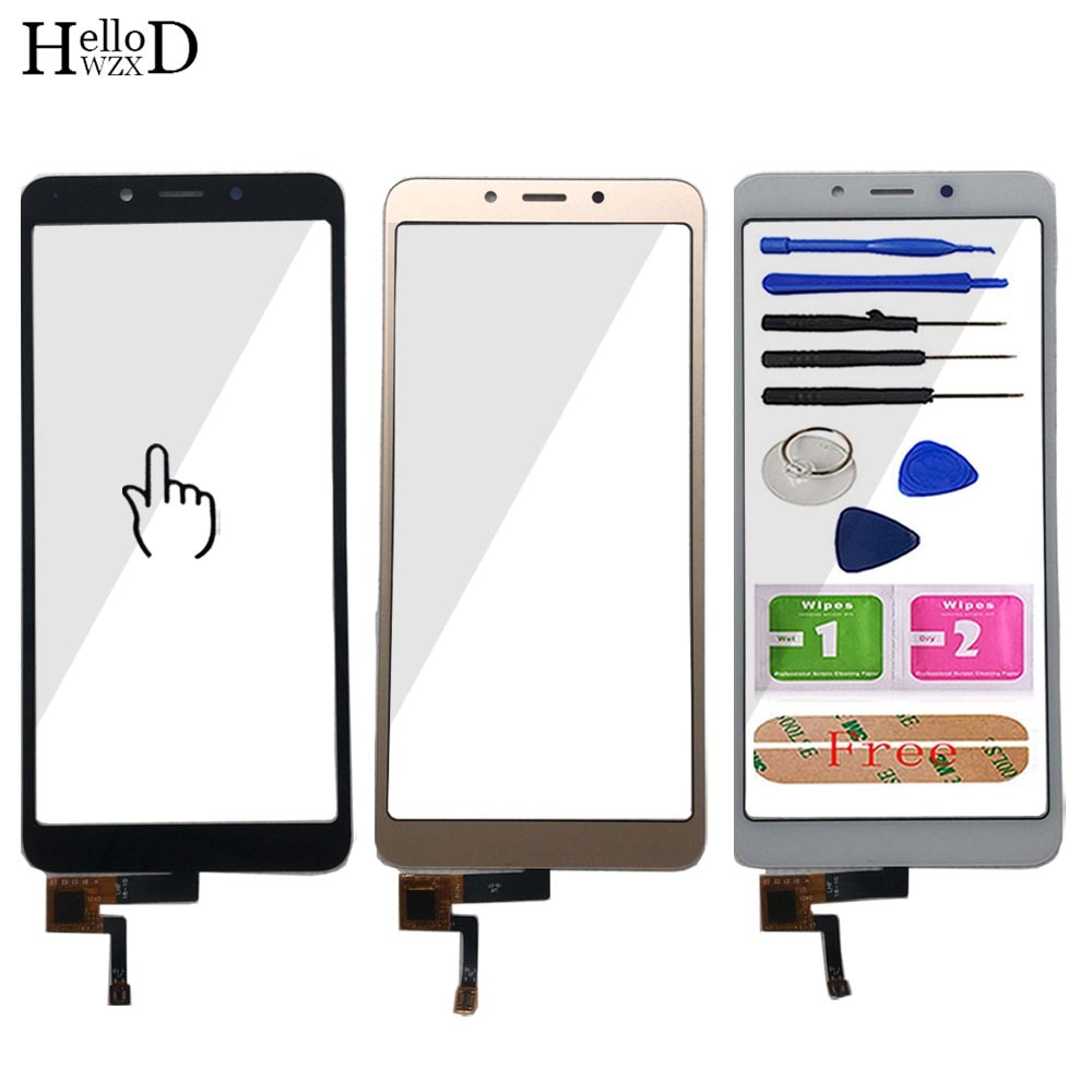 Mobile Touch Screen Front Glas Für Xiaomi Redmi 6A Touch Screen 5,45 ''Digitizer Sensor Panel Ersatz Werkzeuge Adhesive