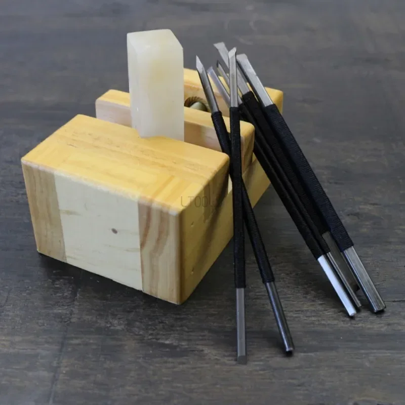 Holz bearbeitung feines Schnitz messer einstellen Beruf elle Wolfram Stahl Dichtung Schnitz meißel Hand gefertigte DIY Stein Gravur Holzschnitt messer