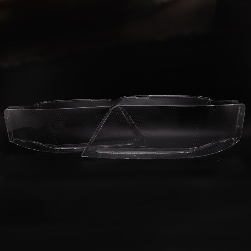 Für A6 C5 Pre LCI (1997-2000) Scheinwerfer Glas kopf licht lampe Objektiv Abdeckung (PAAR)