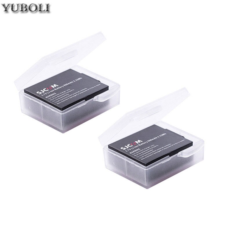 3.7v 900mah sjcam SJ4000 Battery For SJCAM sj4000 sj 4000 SJ5000 6000 7000 8000 sj9000 C30 M10 action Camera Bateria: 2battery
