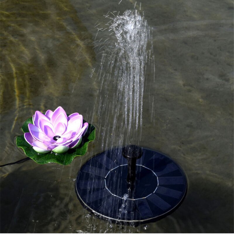 Floating solar fountain panel kit garden fountain water pump for bathing pool watering wide irrigation pump