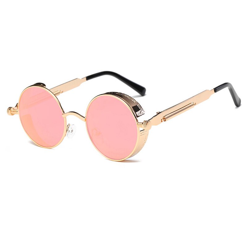 Classic Gothic Steampunk Sunglasses Women Brand Vintage Round Metal Frame Sun Glasses Female Male UV400: 6